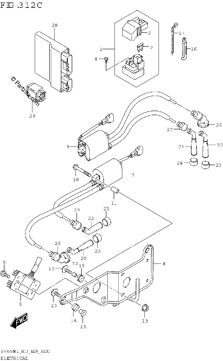 Diagrama de ELECTRICAL E28