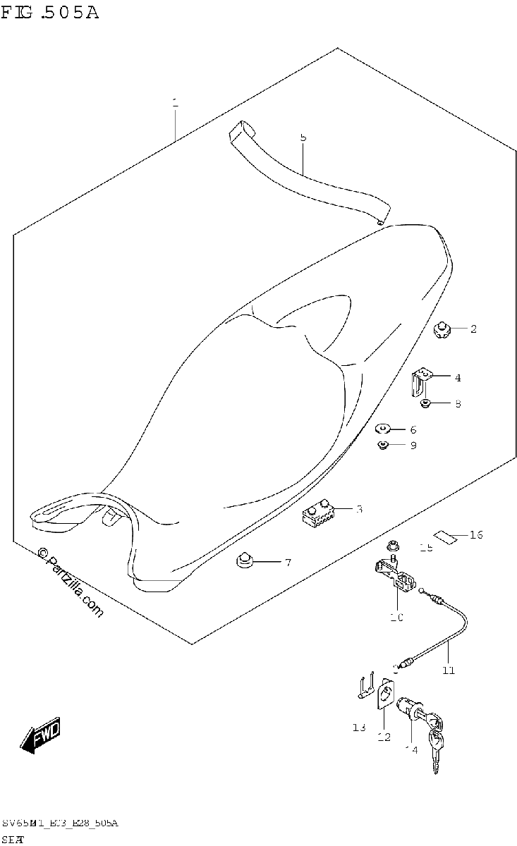 Diagrama de SEAT SV650 SV650A