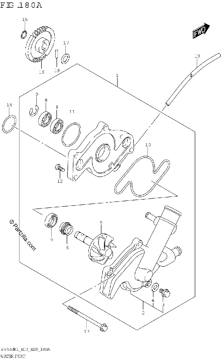 Diagrama de WATER PUMP