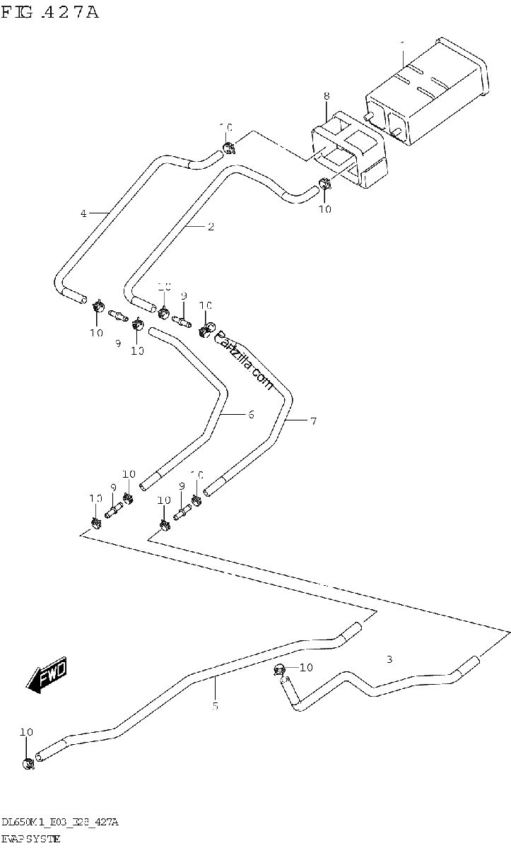 Diagrama de EVAP SYSTEM E33
