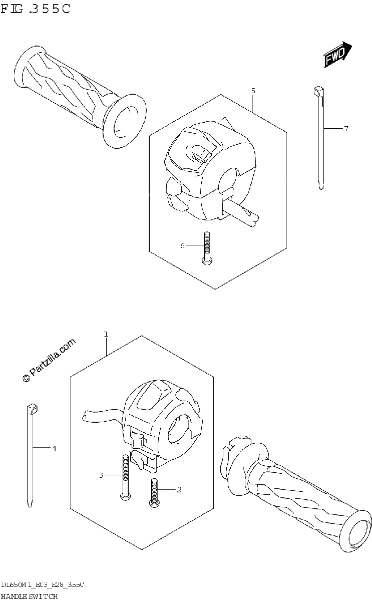 Diagrama de HANDLE SWITCH