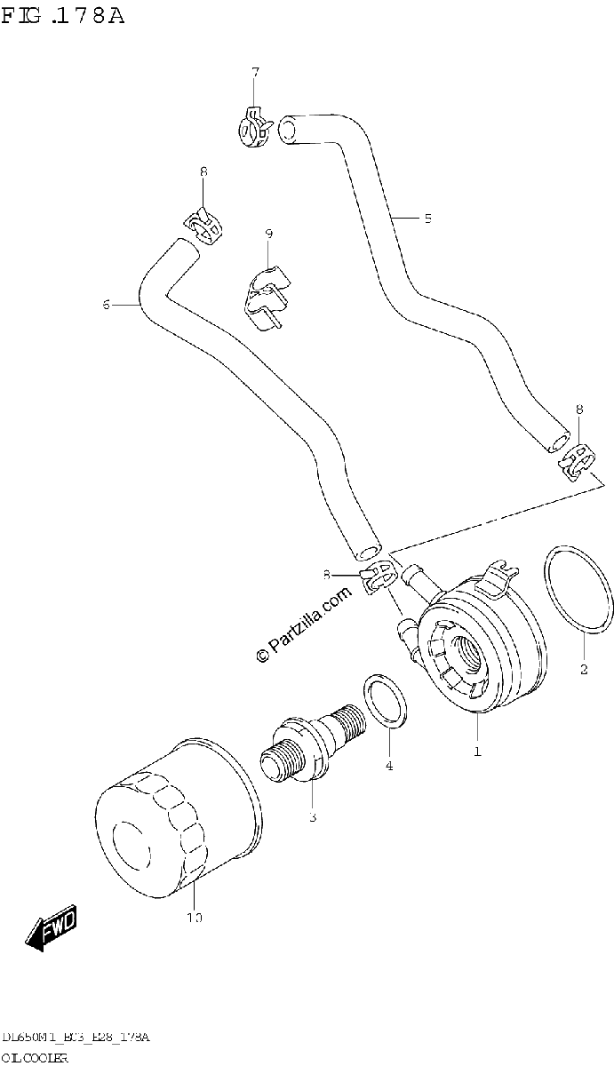 Diagrama de OIL COOLER