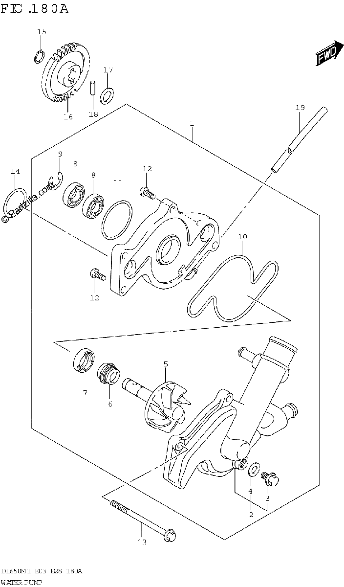 Diagrama de WATER PUMP