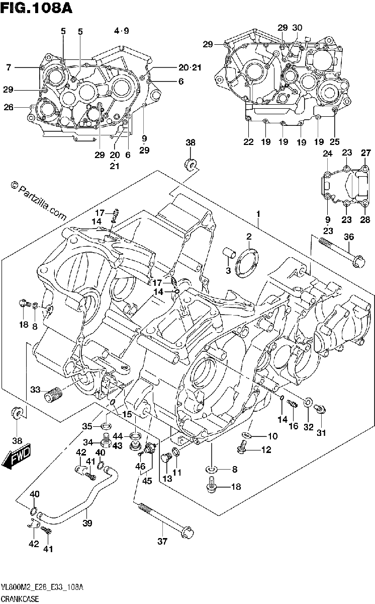 Diagrama de CRANKCASE