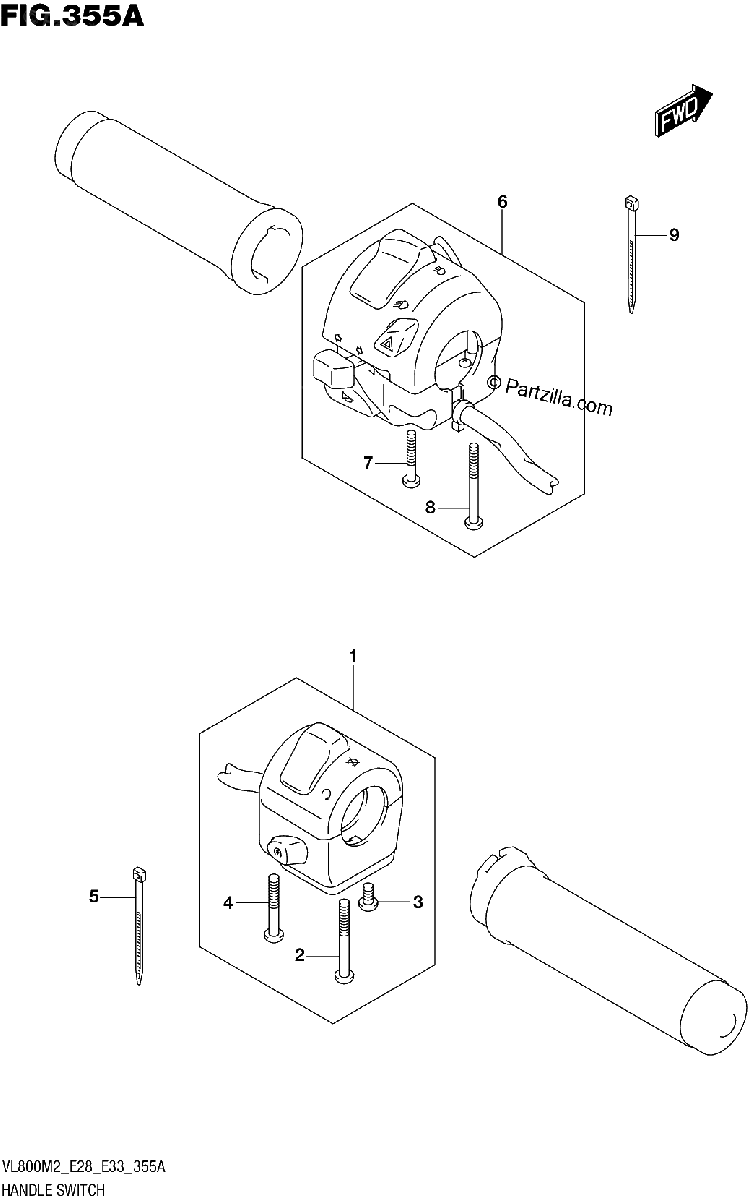 Diagrama de HANDLE SWITCH