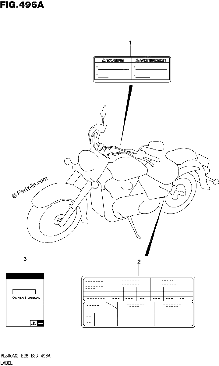 Diagrama de LABEL VL800 E28