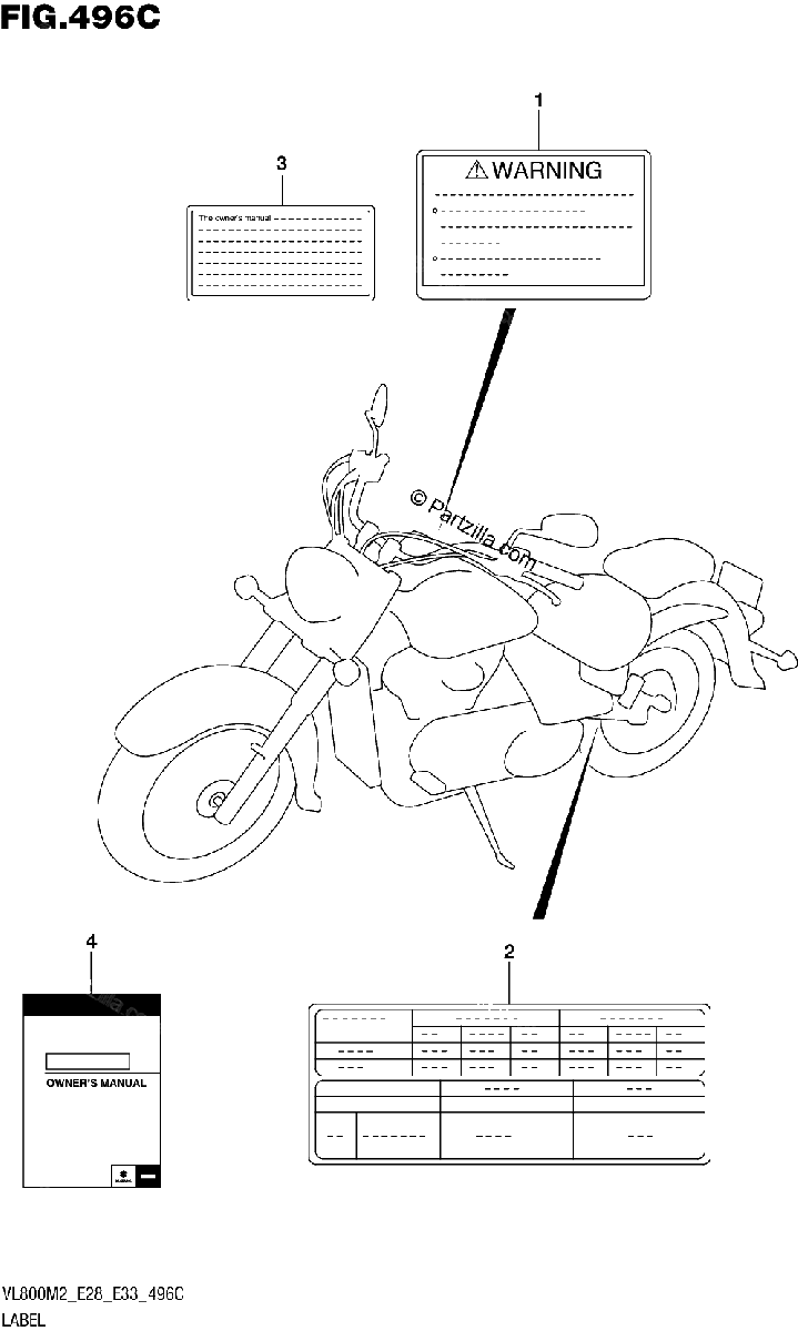Diagrama de LABEL VL800 E33