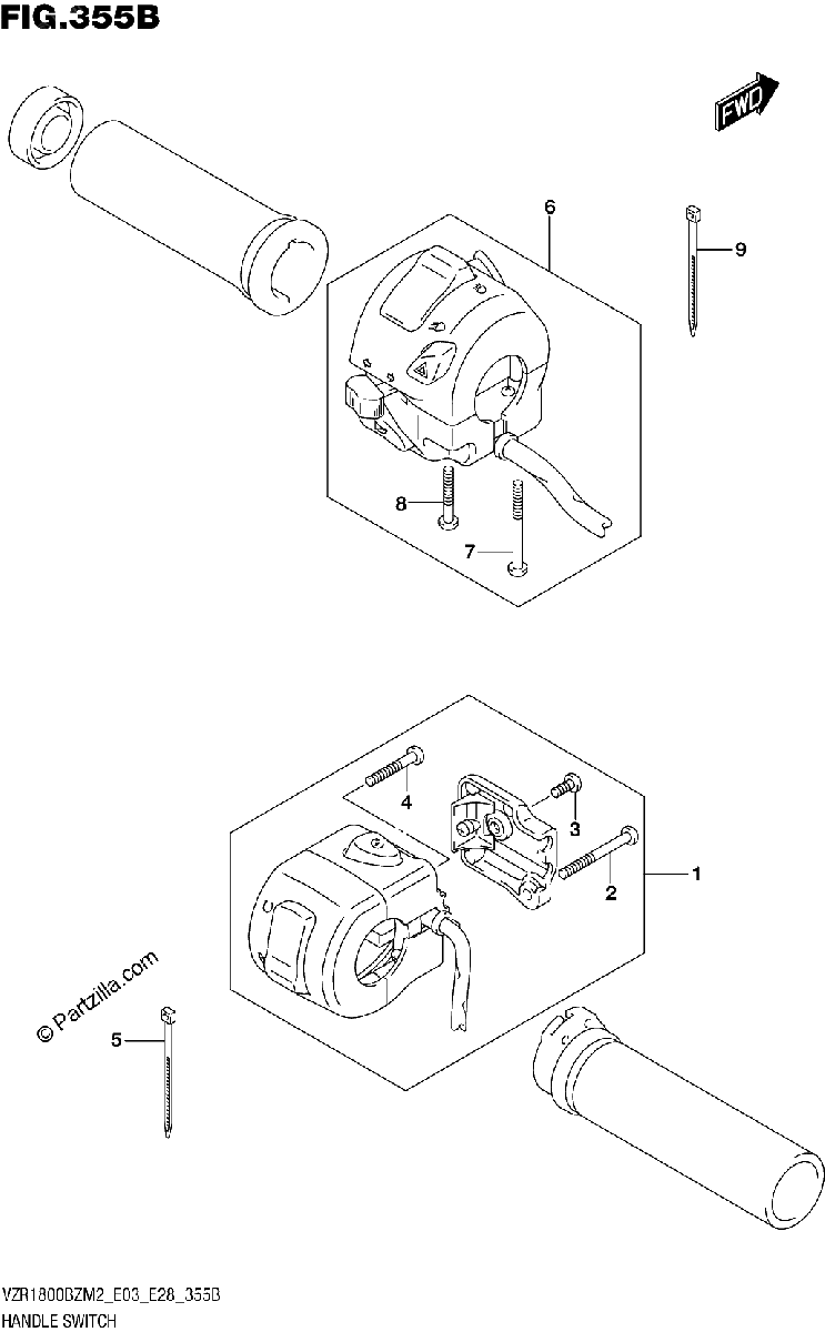 Diagrama de HANDLE SWITCH