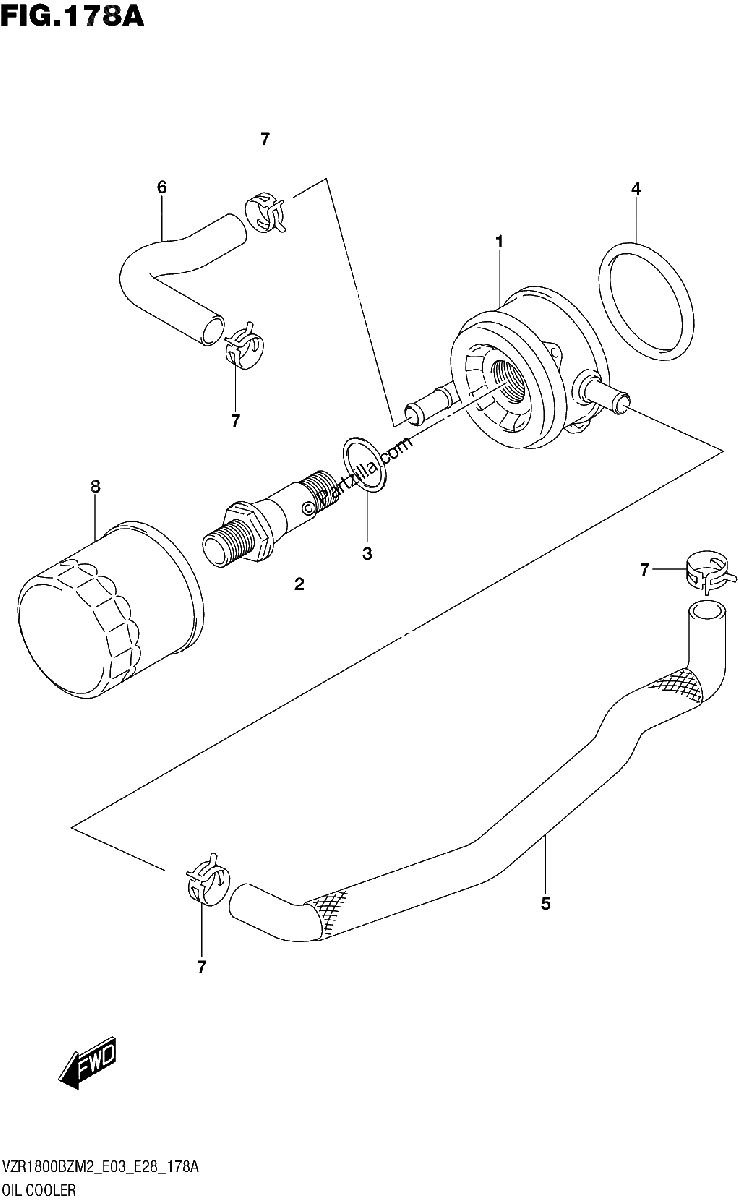 Diagrama de OIL COOLER