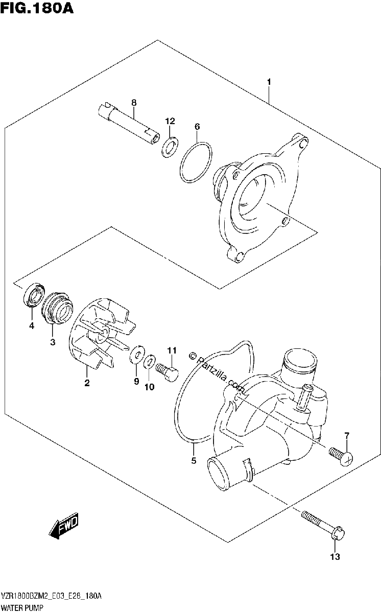 Diagrama de WATER PUMP