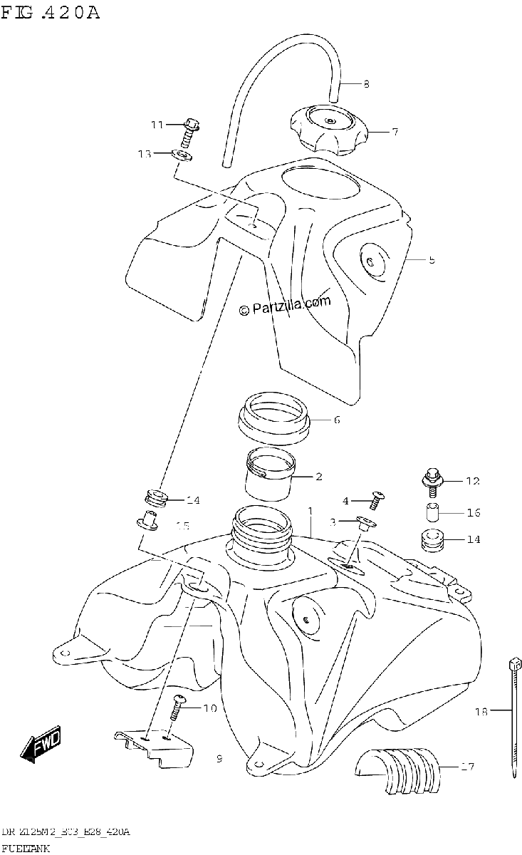 Diagrama de FUEL TANK
