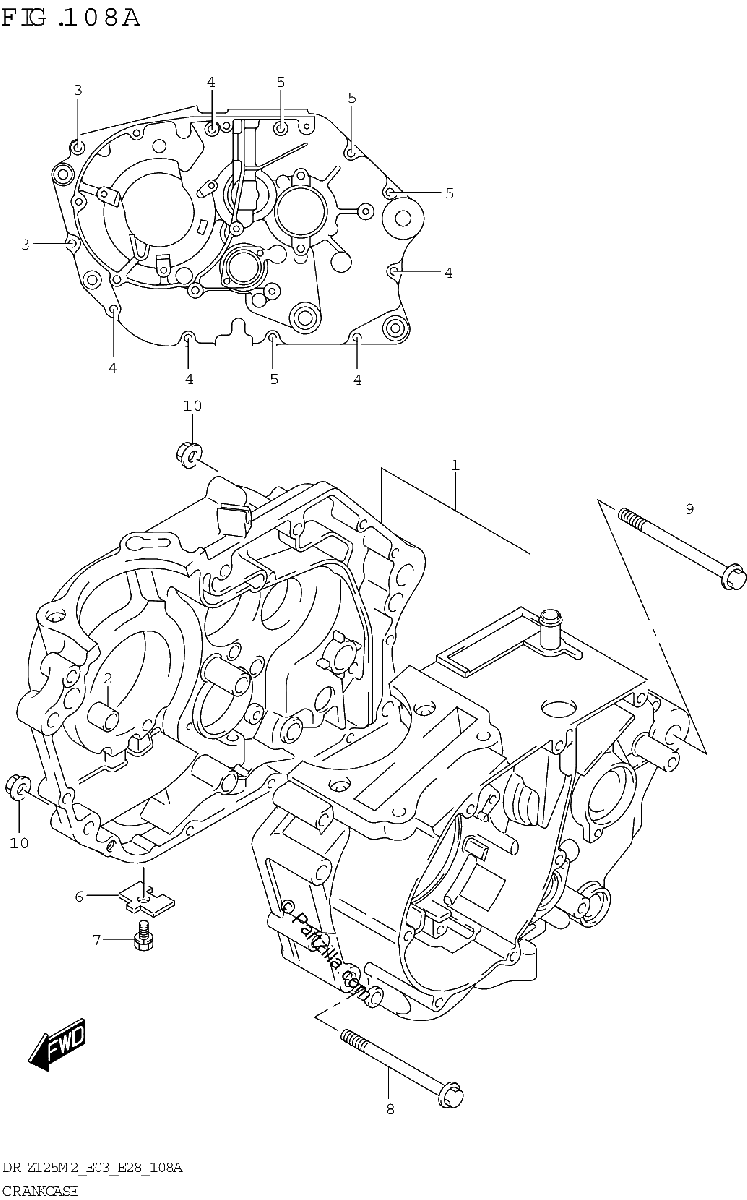 Diagrama de CRANKCASE
