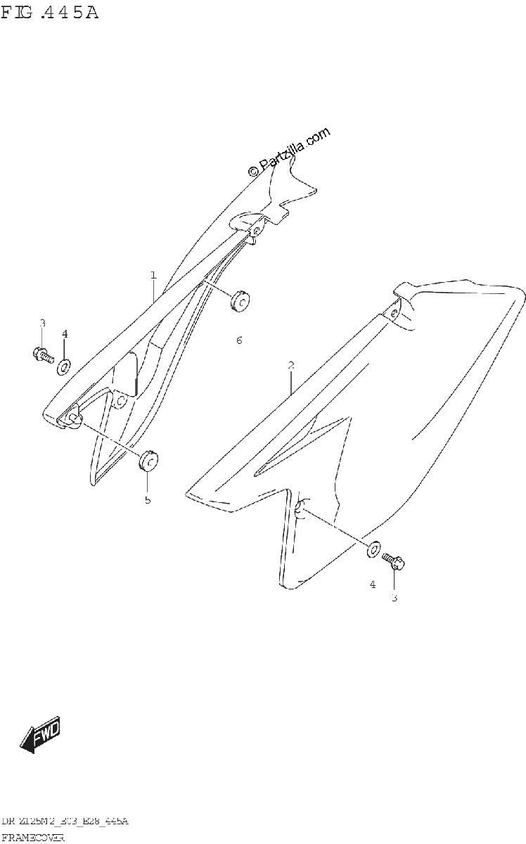 Diagrama de FRAME COVER