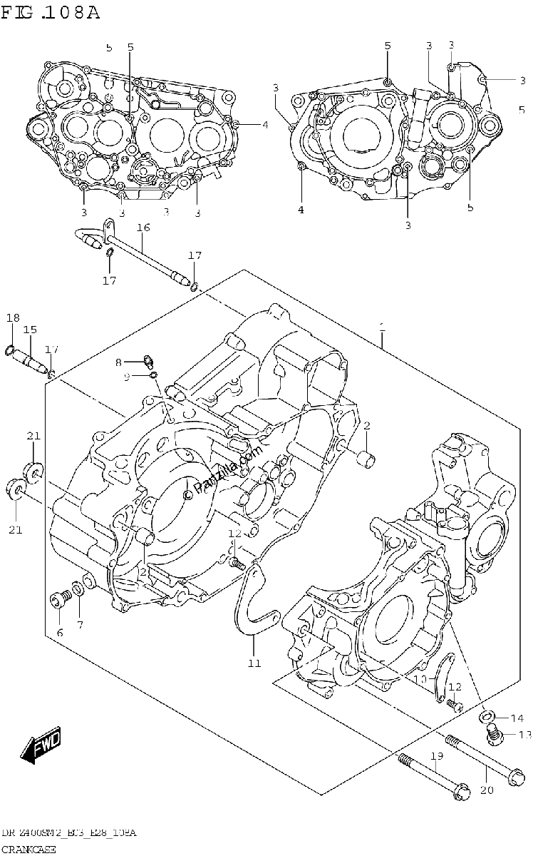 Diagrama de CRANKCASE