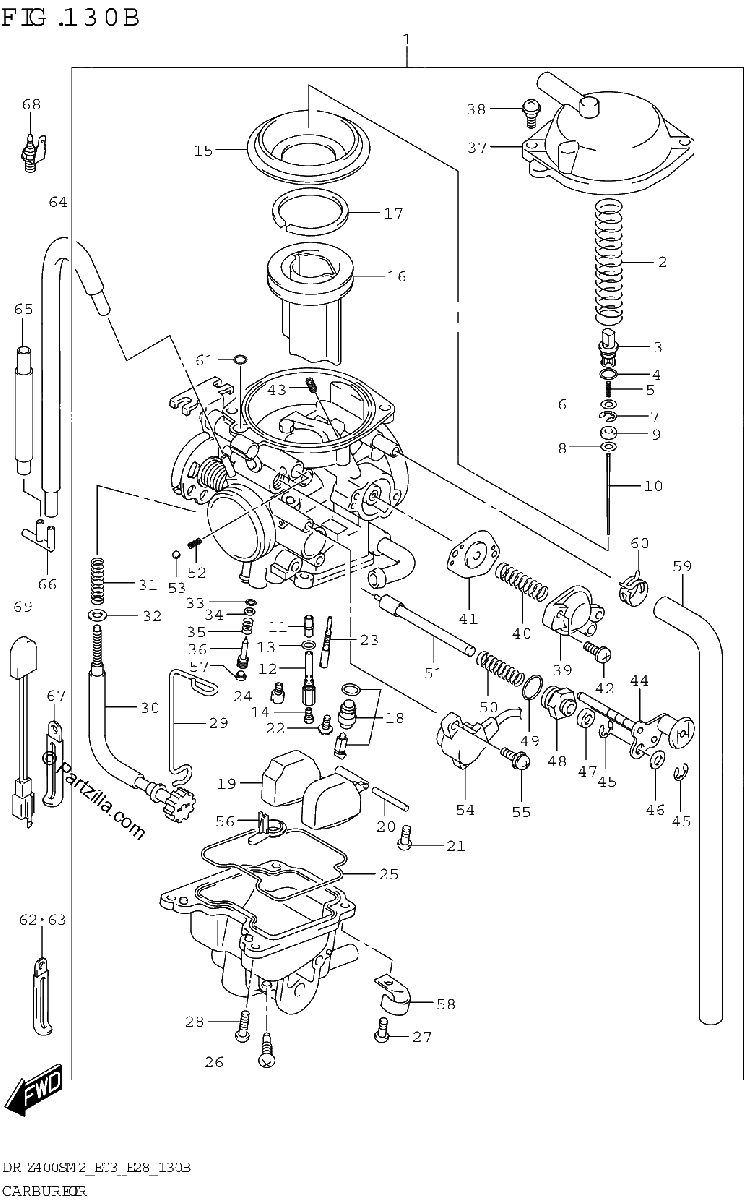 Diagrama de CARBURETOR E03 E28