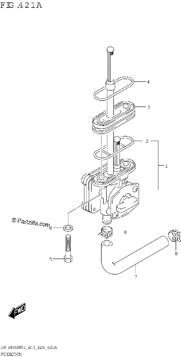 Diagrama de FUEL COCK