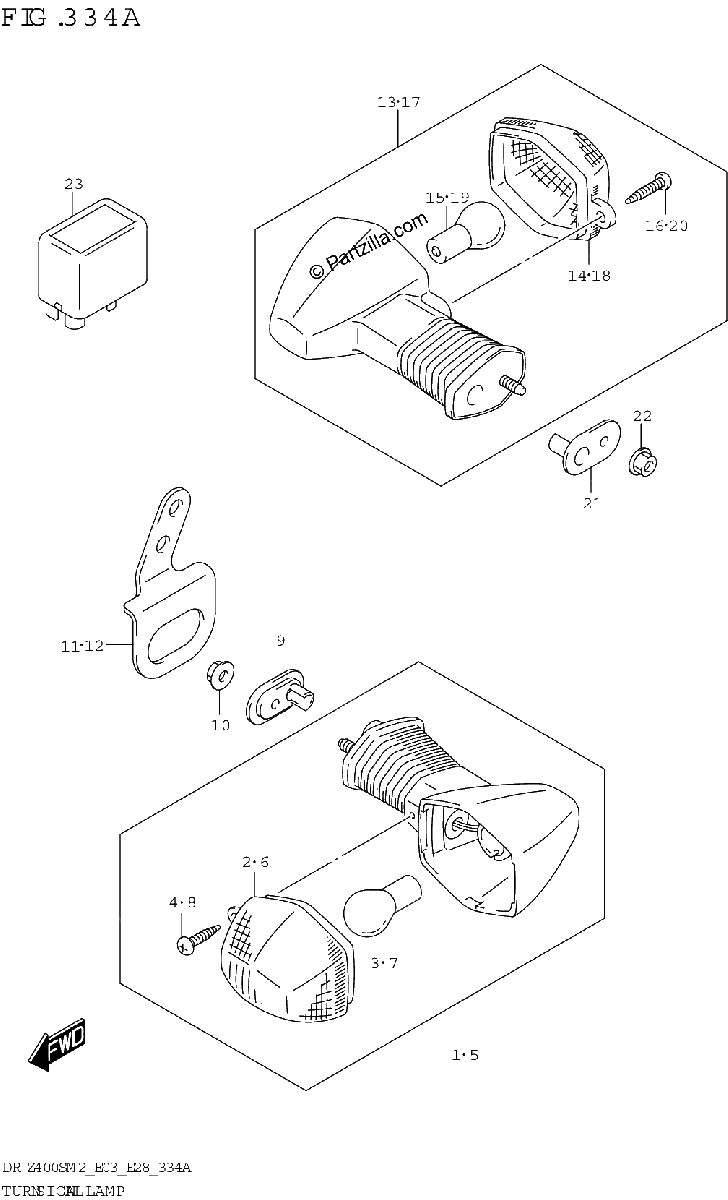 Diagrama de TURNSIGNAL LAMP