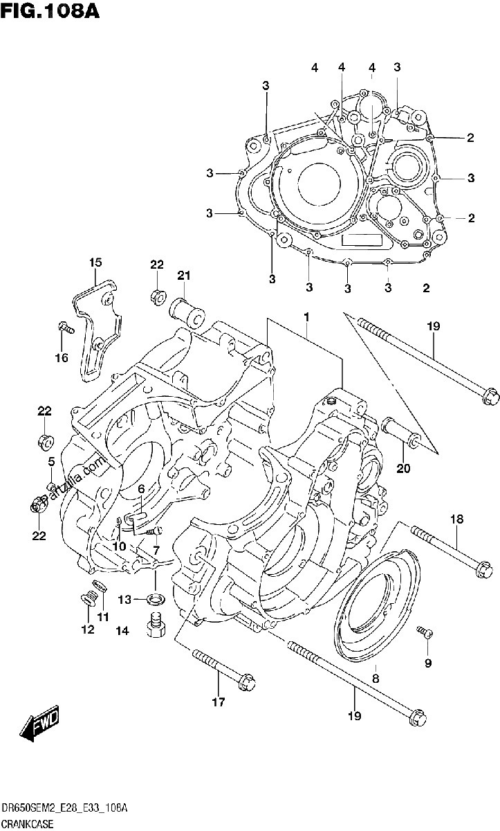 Diagrama de CRANKCASE