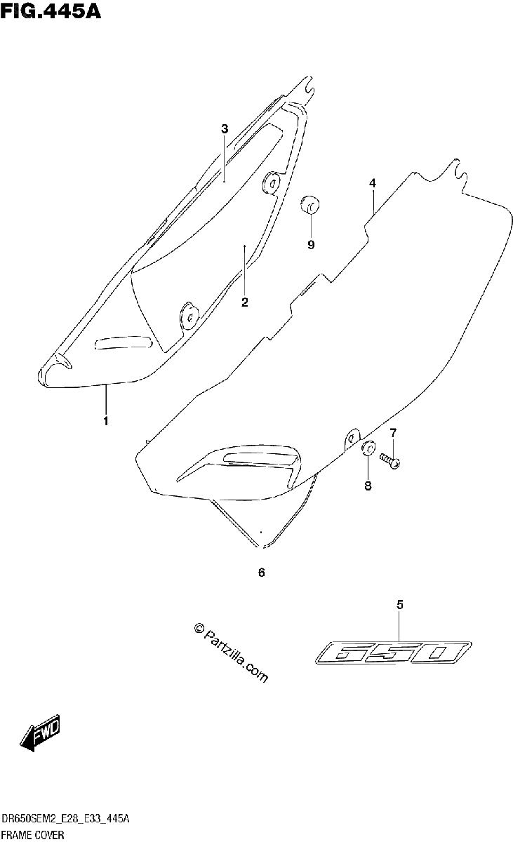 Diagrama de FRAME COVER
