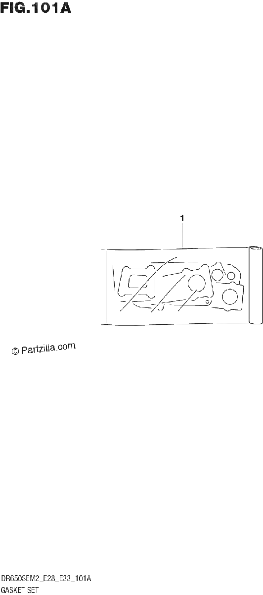 Diagrama de GASKET SET