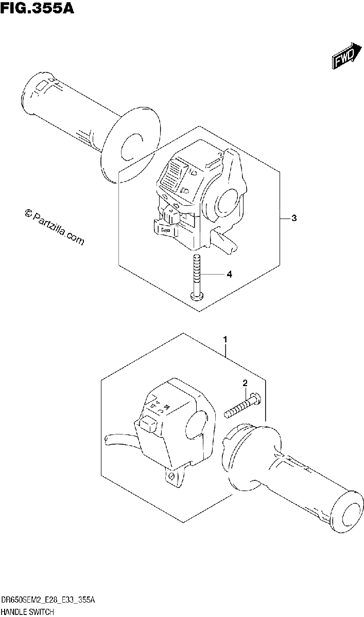 Diagrama de HANDLE SWITCH