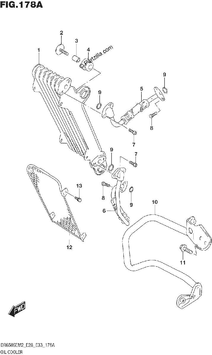 Diagrama de OIL COOLER