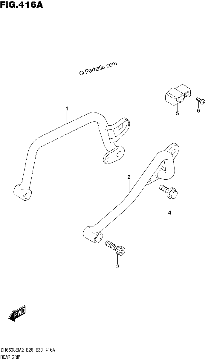 Diagrama de REAR GRIP