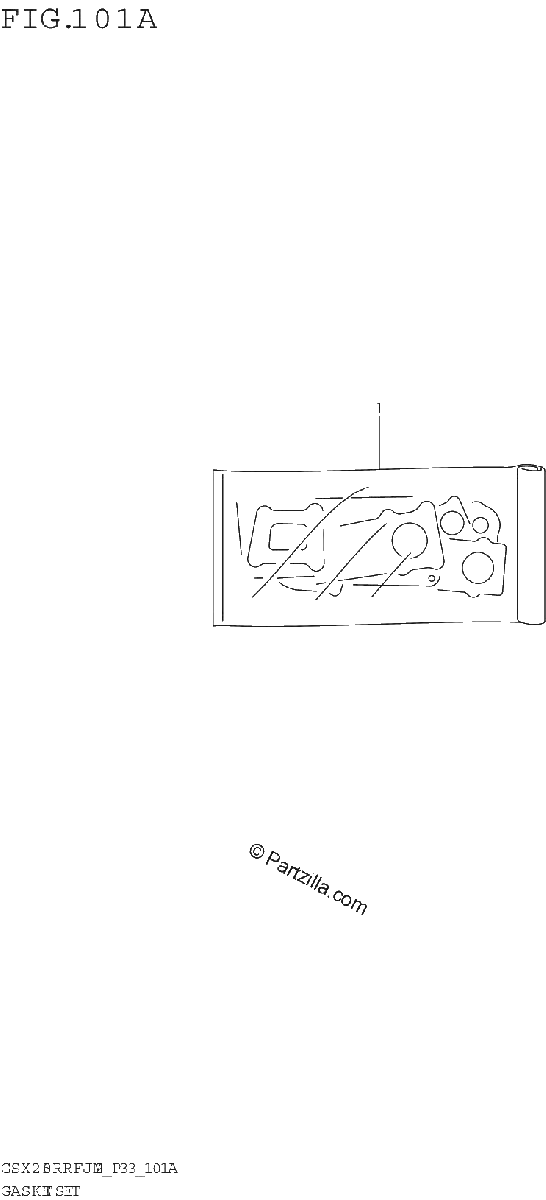 Diagrama de GASKET SET