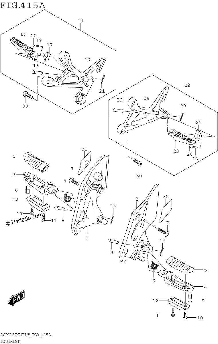 Diagrama de FOOTREST