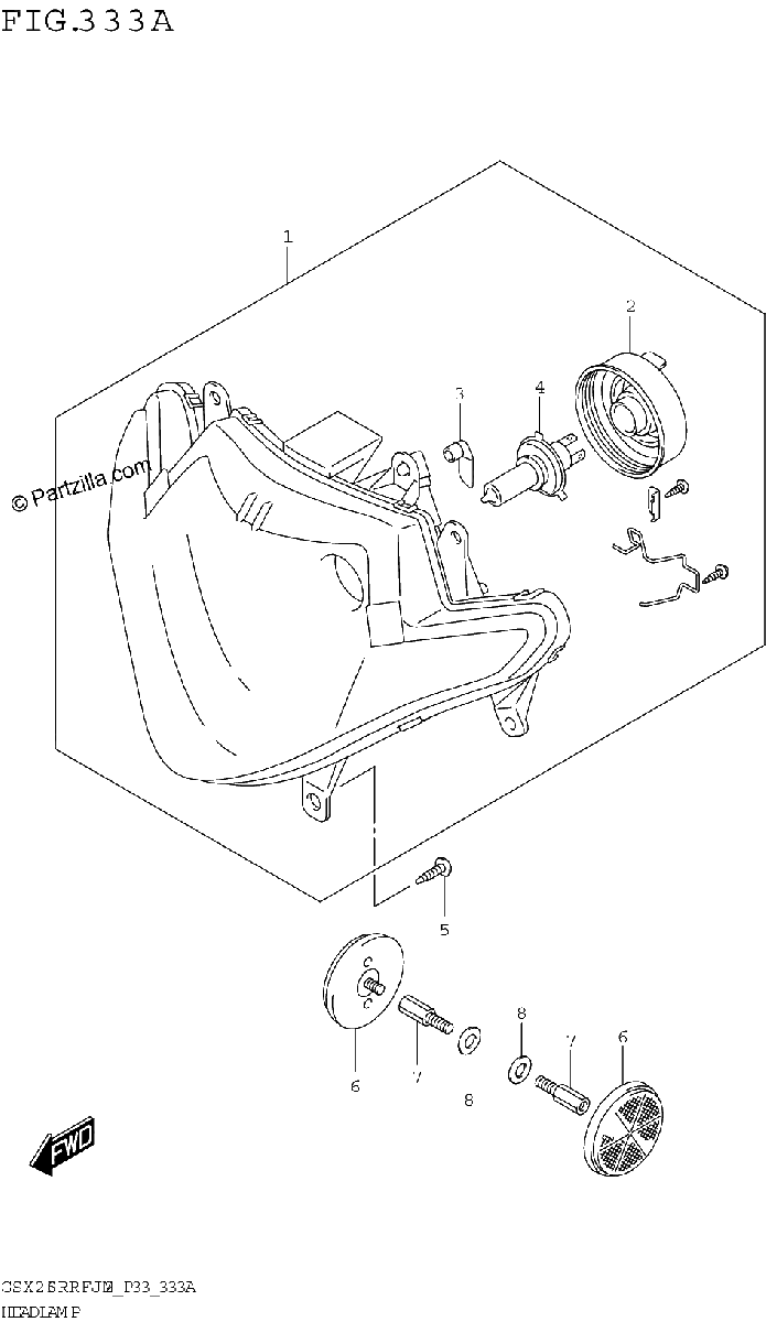 Diagrama de HEADLAMP
