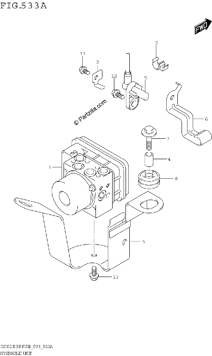 Diagrama de HYDRAULIC UNIT
