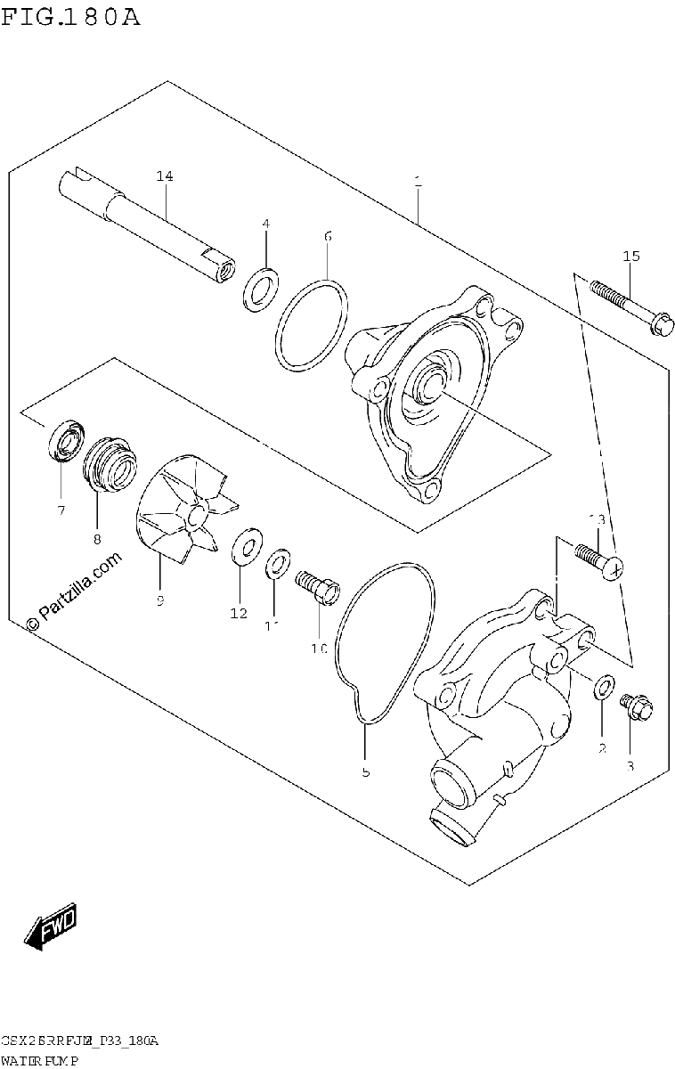 Diagrama de WATER PUMP