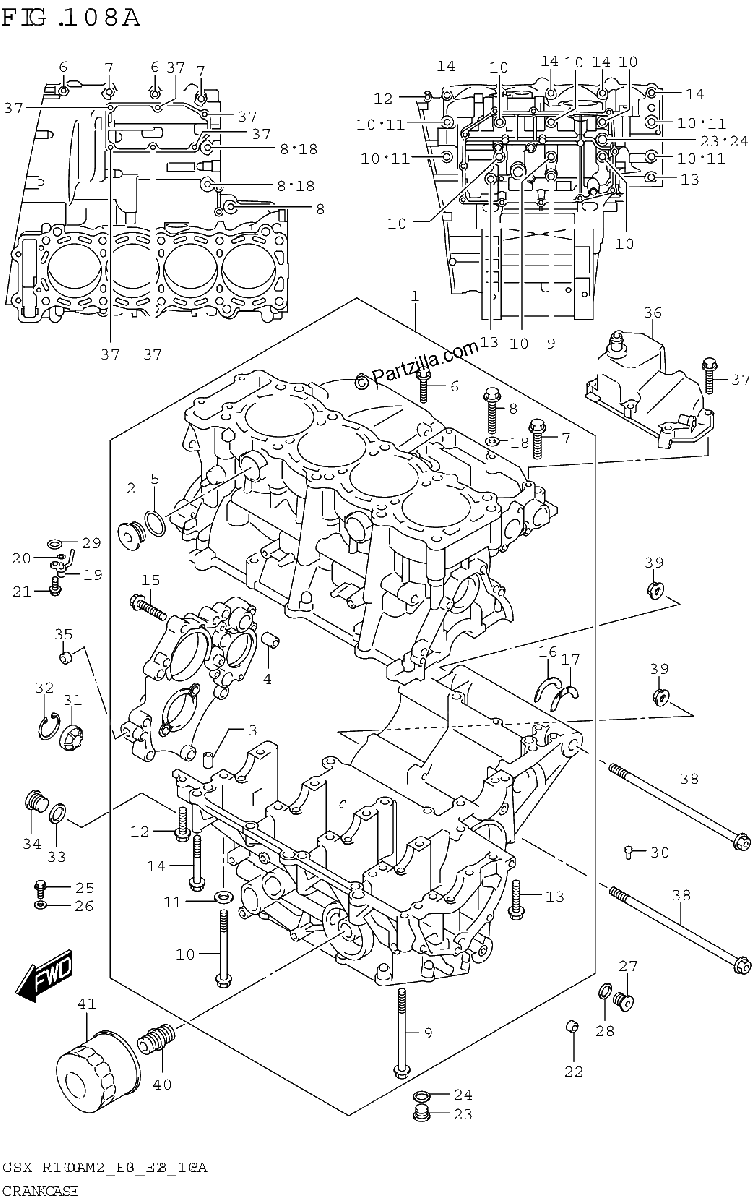 Diagrama de CRANKCASE