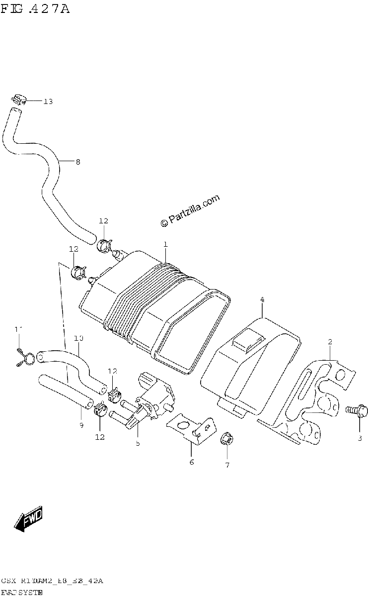 Diagrama de EVAP SYSTEM