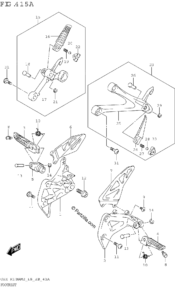Diagrama de FOOTREST