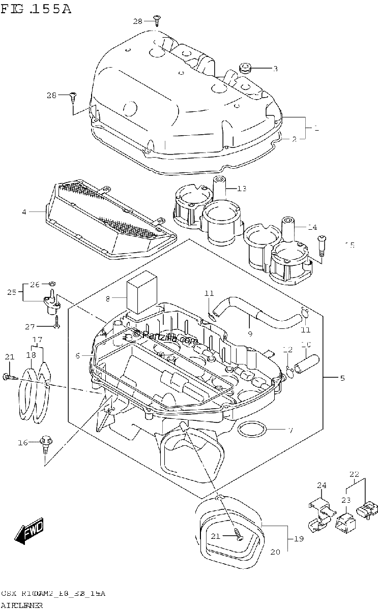Diagrama de AIR CLEANER