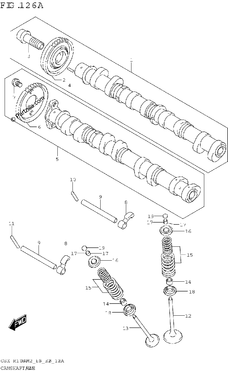 Diagrama de CAMSHAFT VALVE