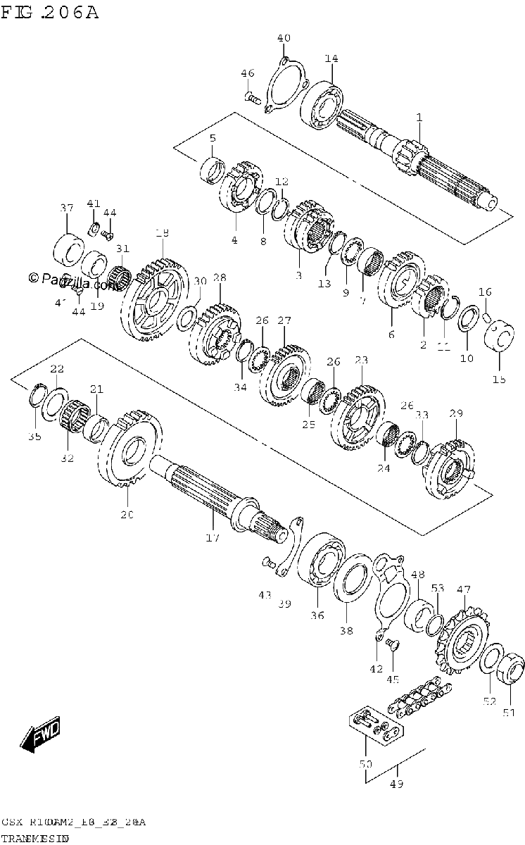 Diagrama de TRANSMISSION