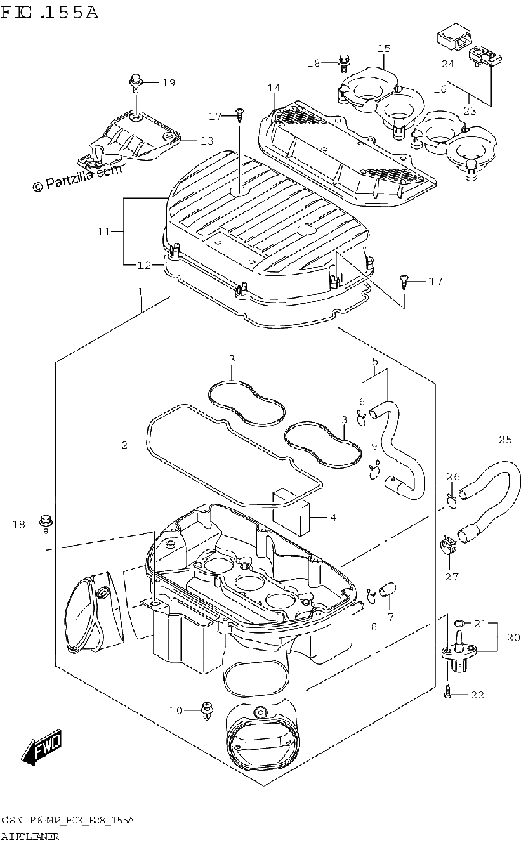Diagrama de AIR CLEANER