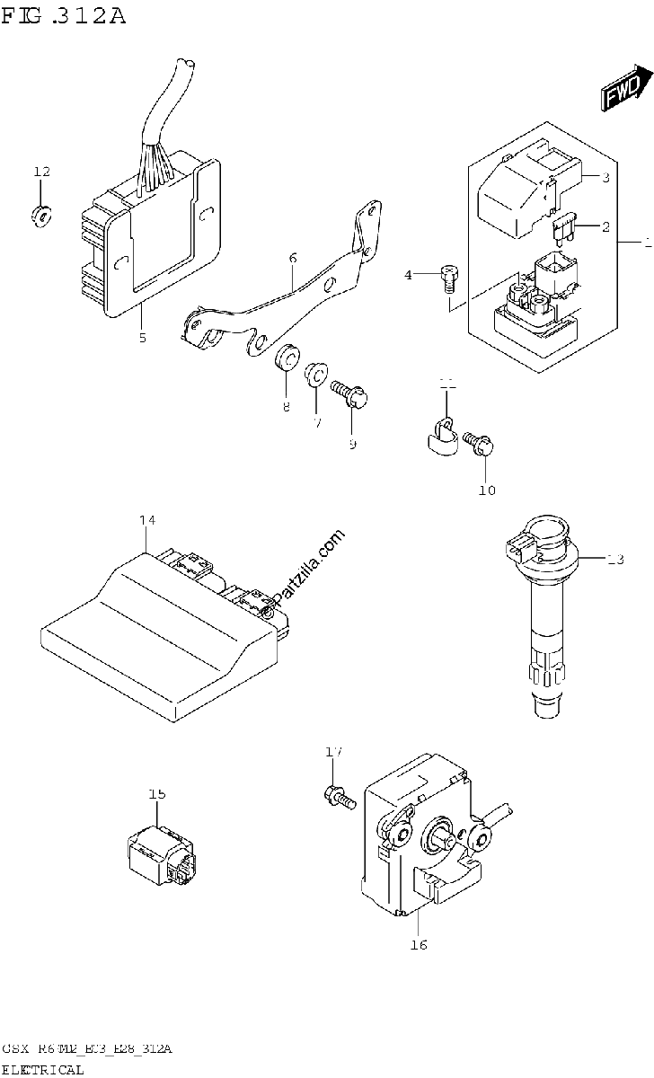 Diagrama de ELECTRICAL E03 E28