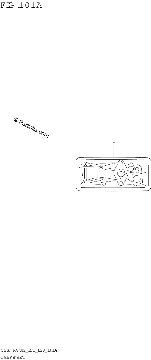 Diagrama de GASKET SET