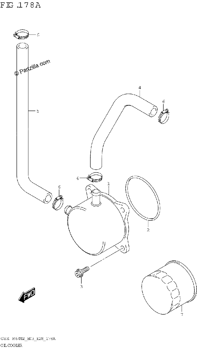 Diagrama de OIL COOLER