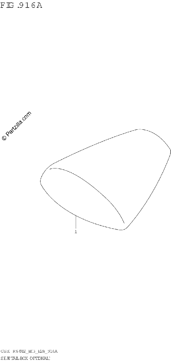 Diagrama de SEAT TAIL BOX OPTIONAL