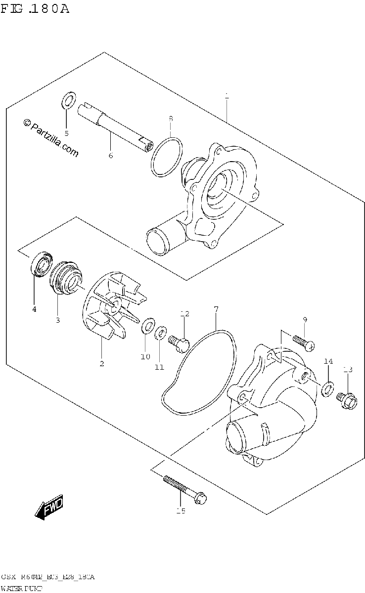 Diagrama de WATER PUMP