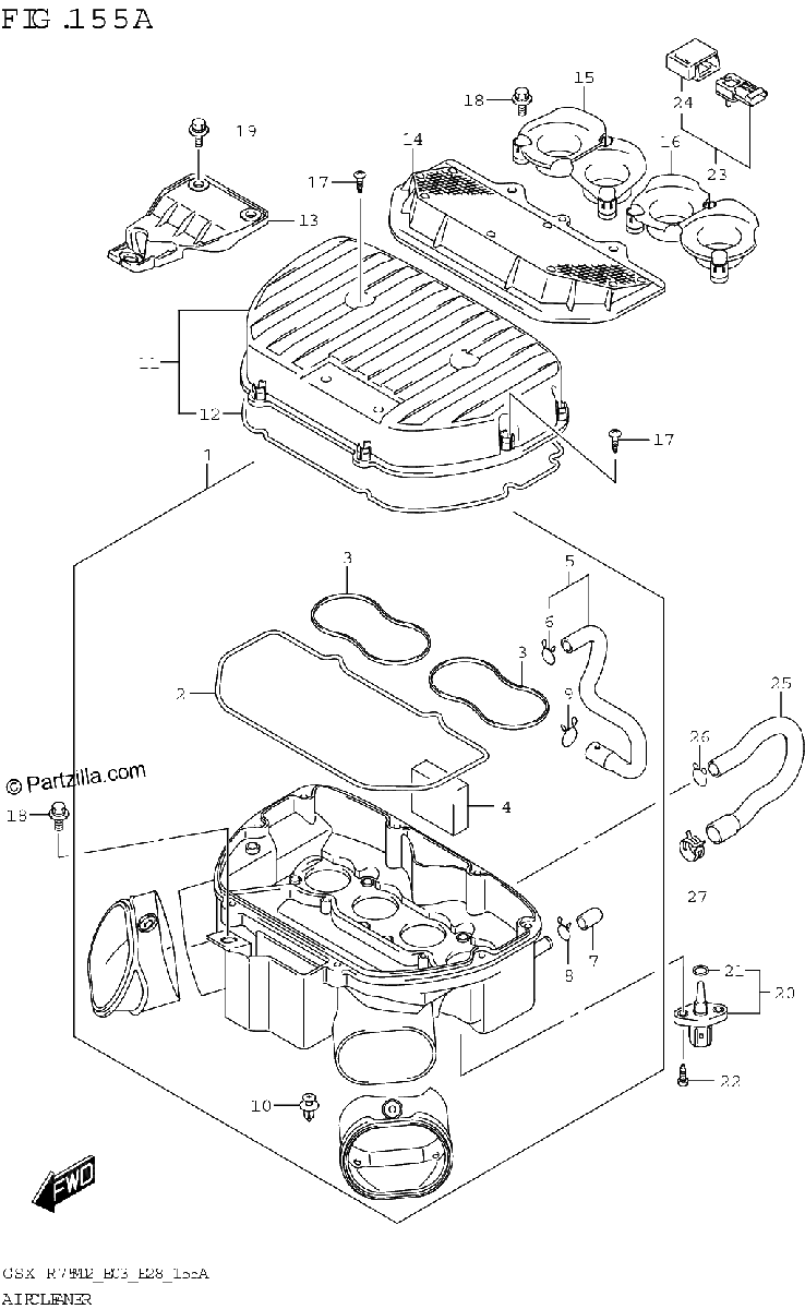 Diagrama de AIR CLEANER