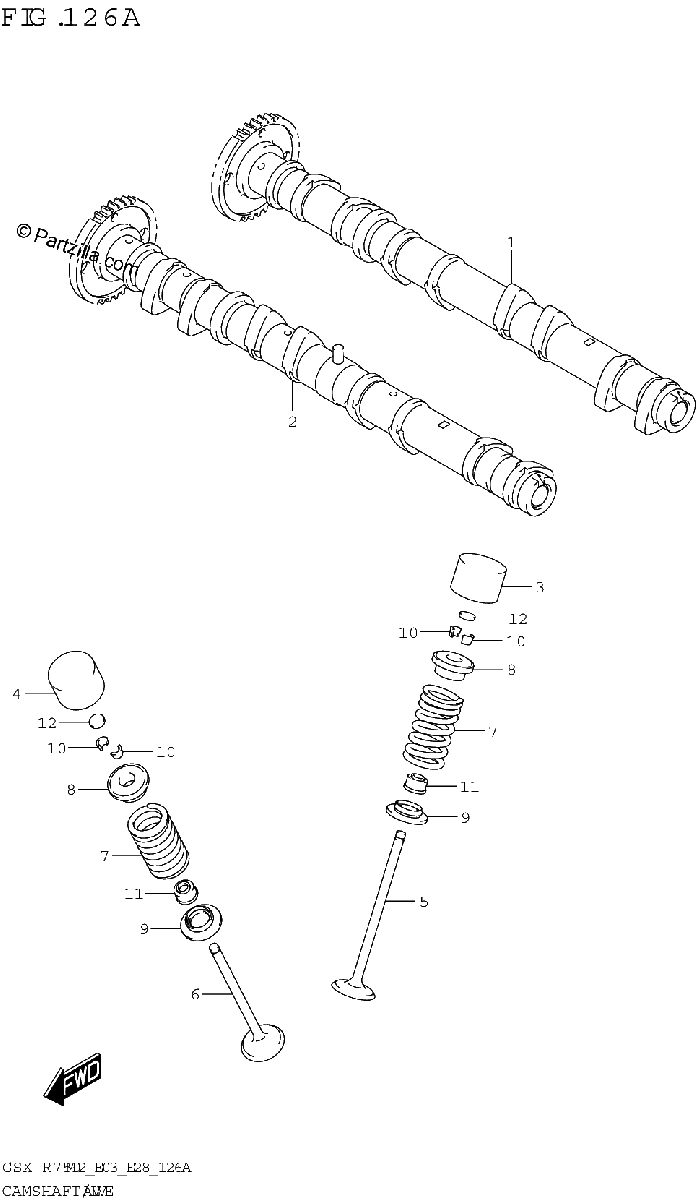 Diagrama de CAMSHAFT VALVE