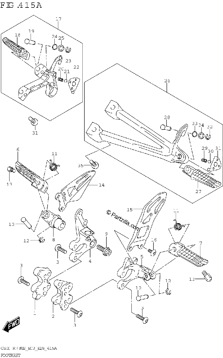Diagrama de FOOTREST