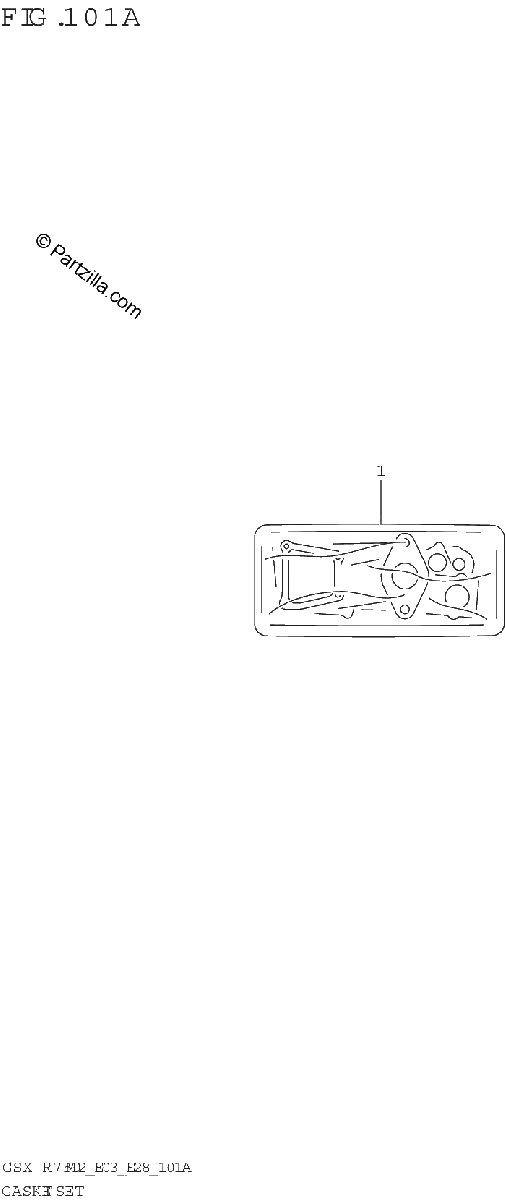 Diagrama de GASKET SET