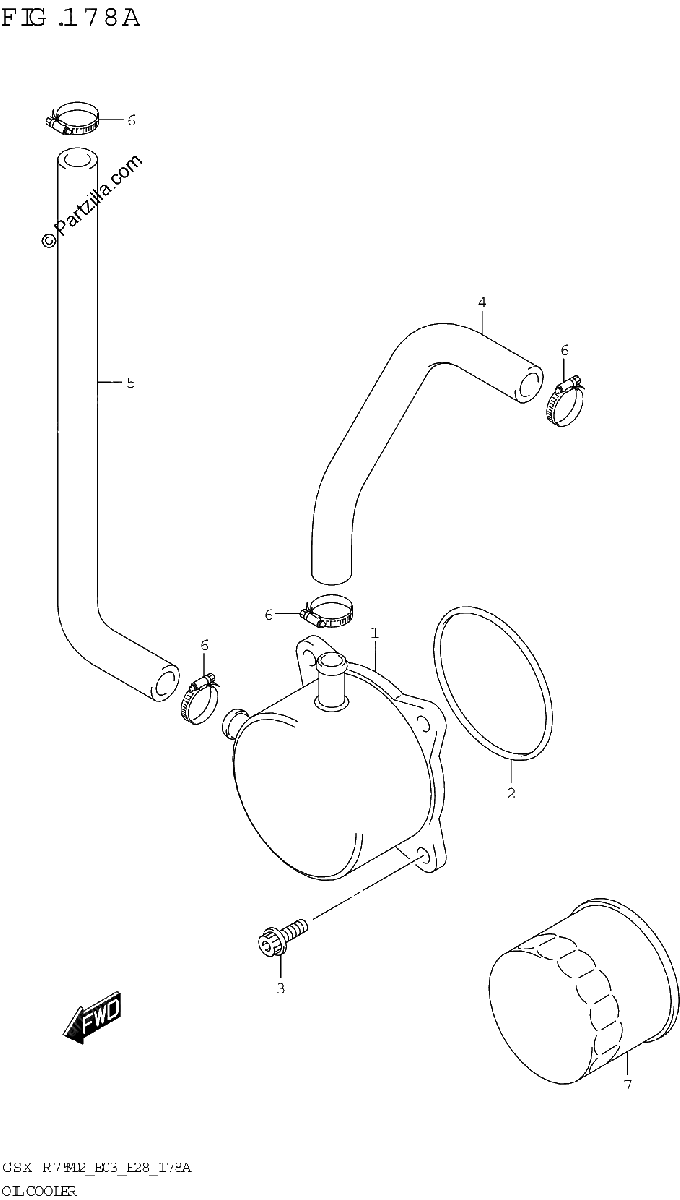 Diagrama de OIL COOLER