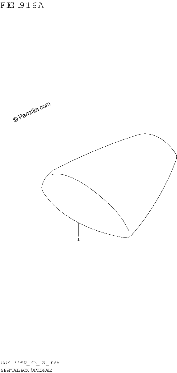 Diagrama de SEAT TAIL BOX OPTIONAL